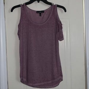 mauve shirt